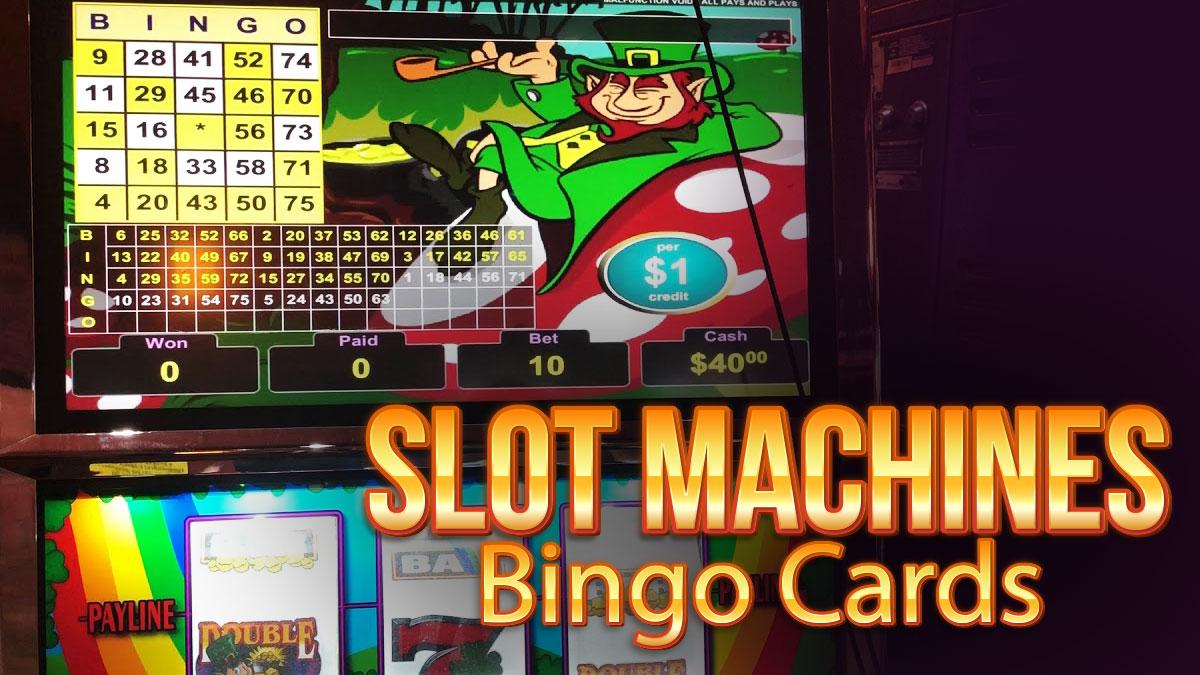 Why Are Some Slot Machines Equipped With Bingo Cards?